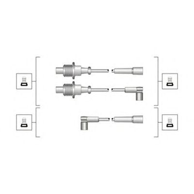 MAGNETI MARELLI 941319170118 -  Комплект проводов зажигания
